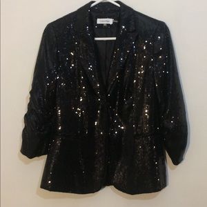 Calvin Klein Sequined Blazer